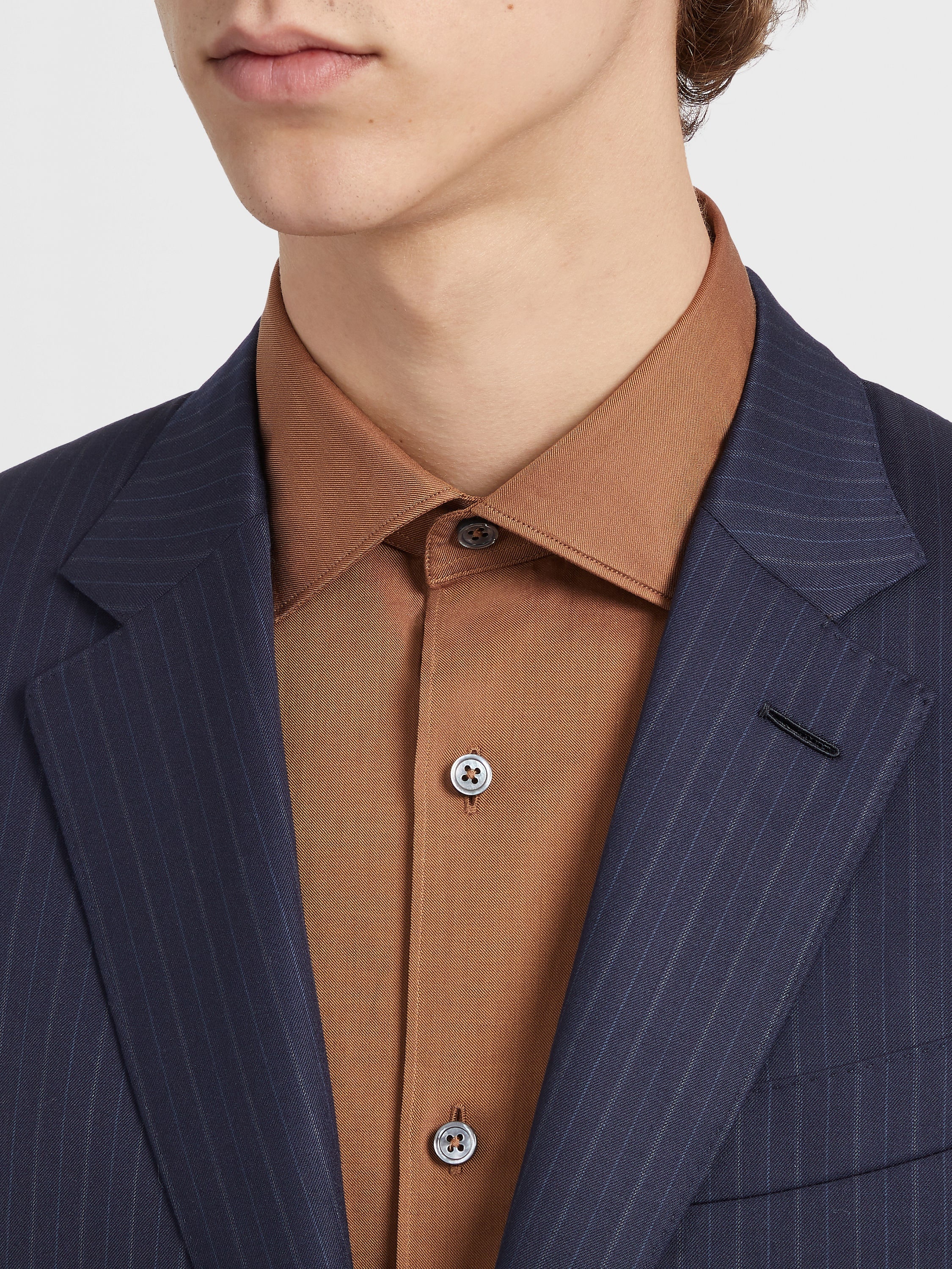 NAVY BLUE CENTOQUARANTAMILA WOOL SUIT - 3