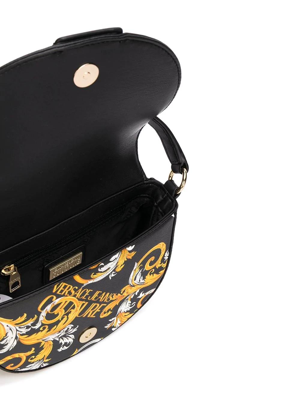 baroque print shoulder bag - 5