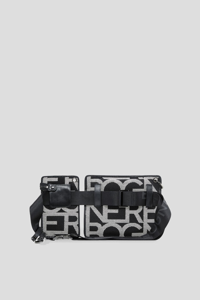 Pany Alisar Multipocket belt bag in Black/White - 3