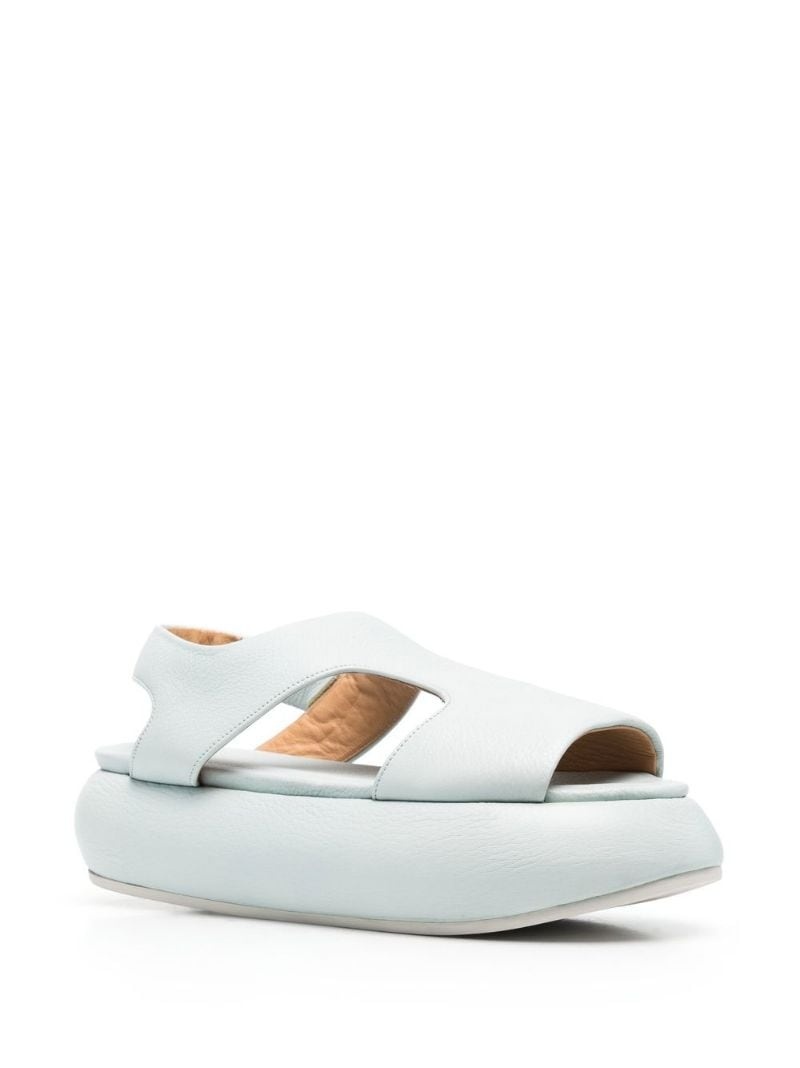 slingback flatform sandals - 4