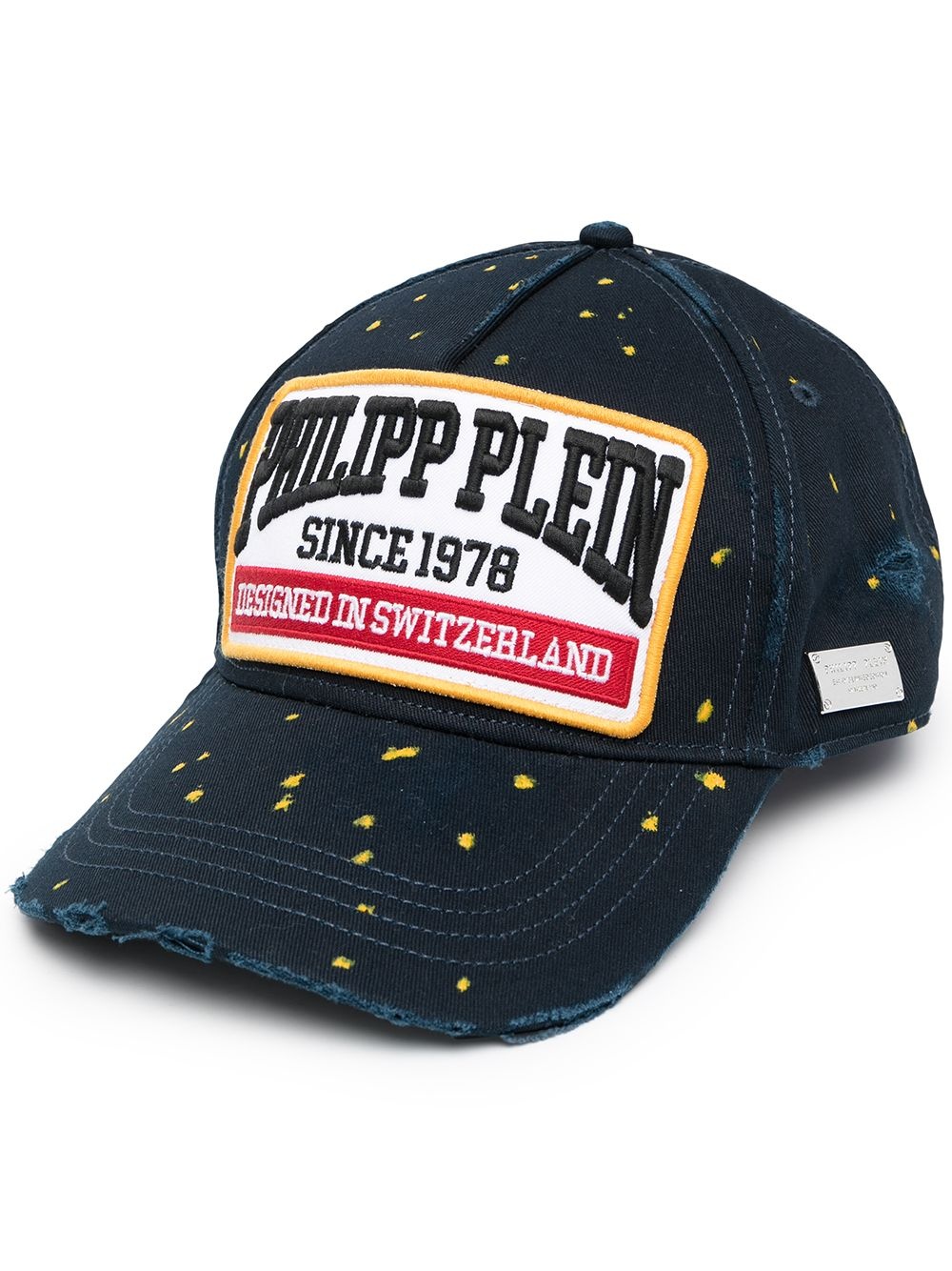 paint splatter pattern baseball cap - 1