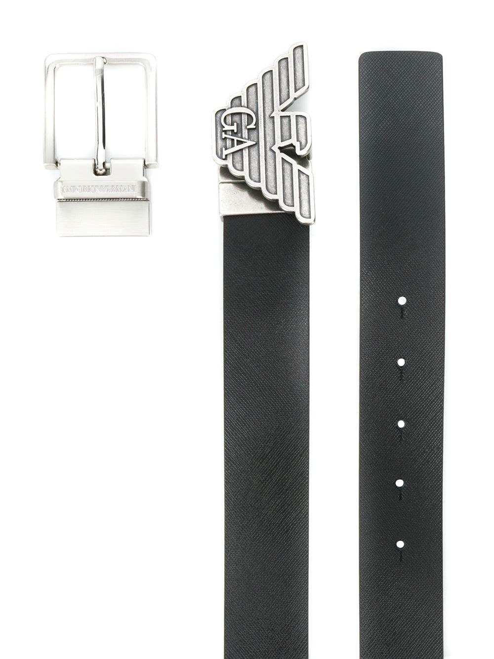 Leather belt - set - 3