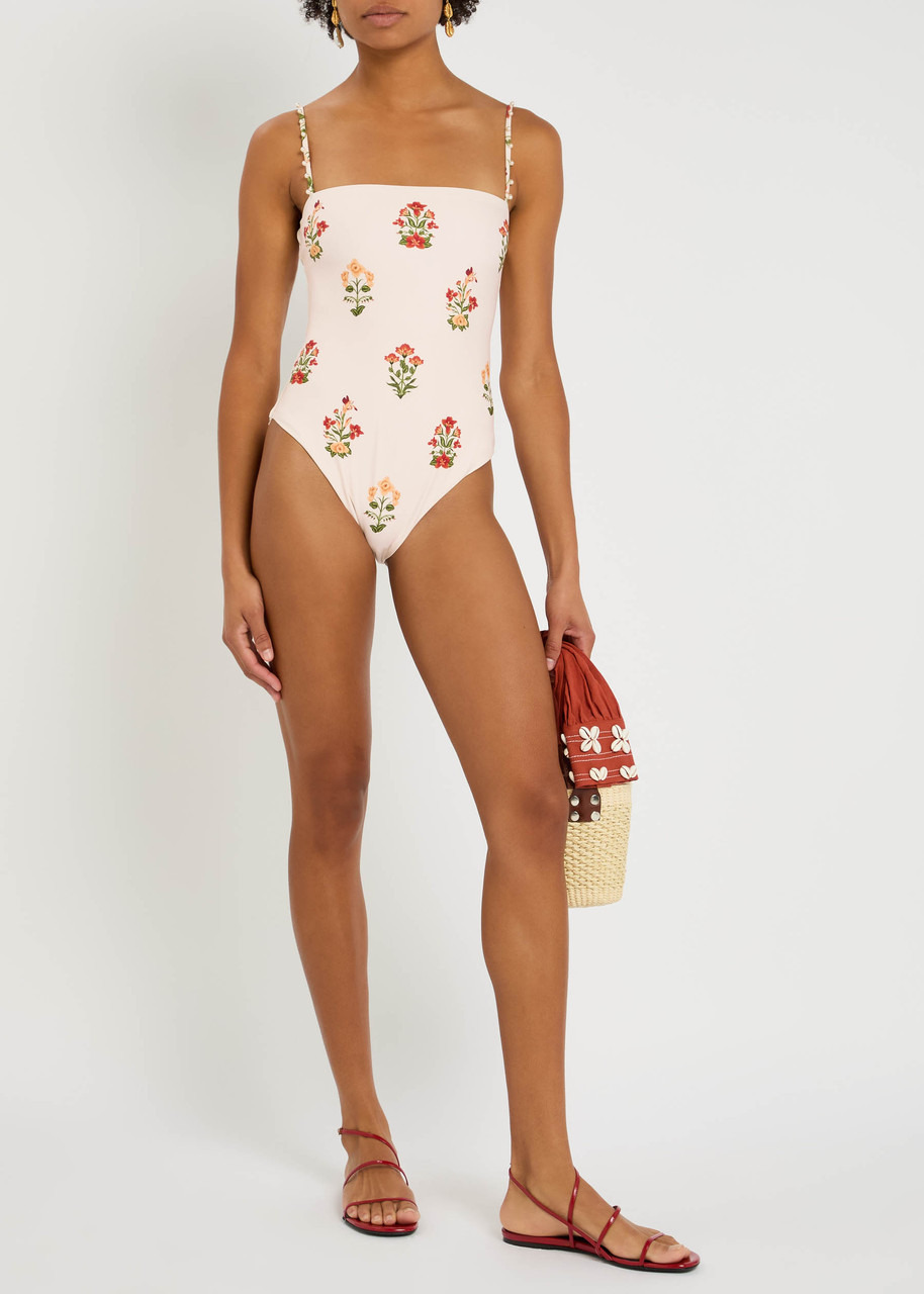 Agua BY Agua Bendita Durazno Canna Floral-print Swimsuit - 4