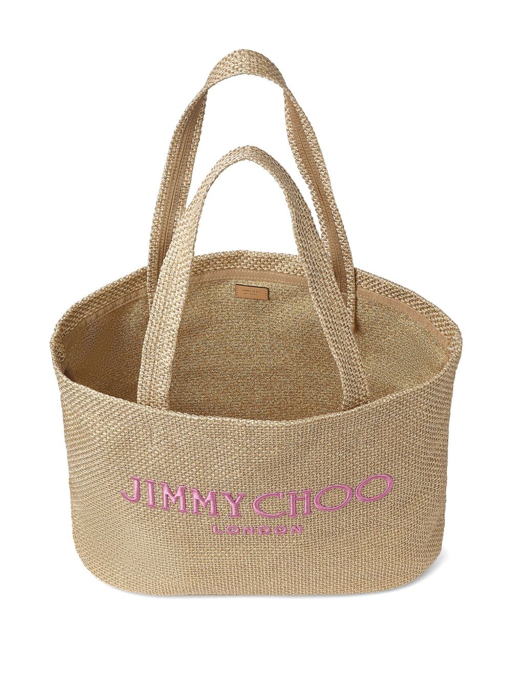 logo-embroidered tote bag - 5