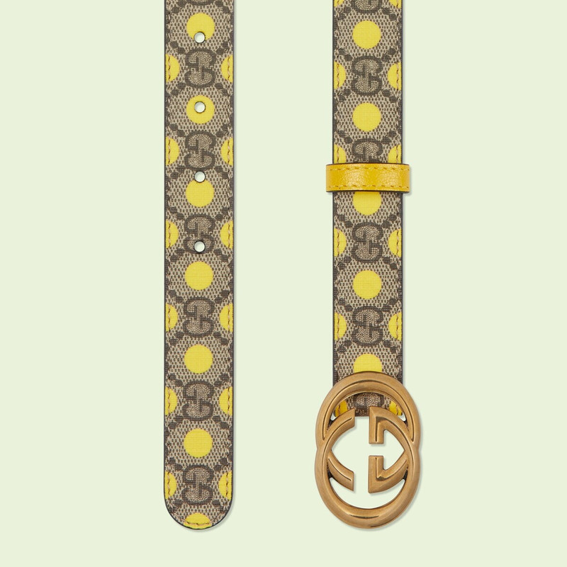 GUCCI Polka-dot belt with Interlocking G outlook