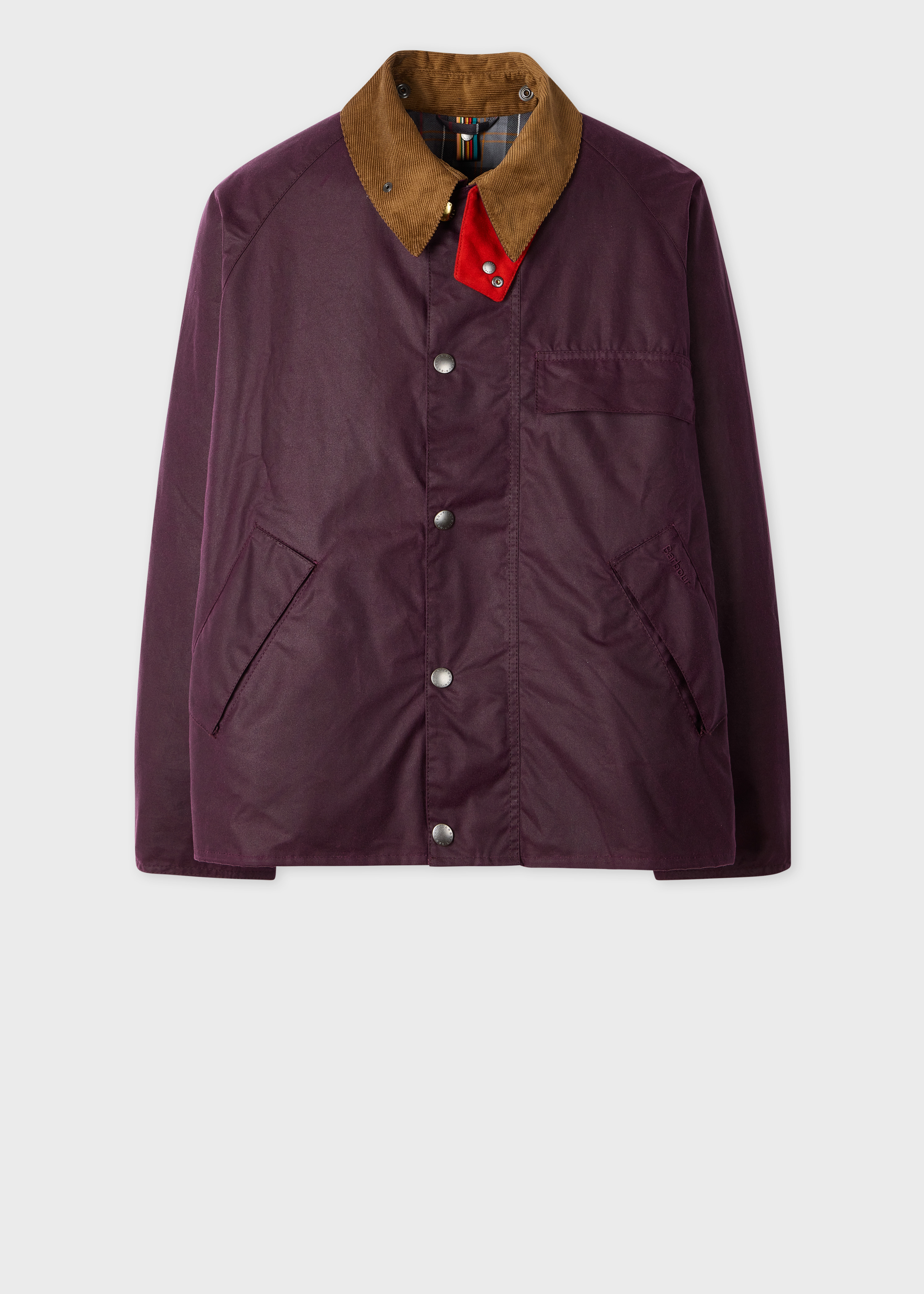 Paul Smith loves Barbour - Grape Transport Wax Jacket - 1