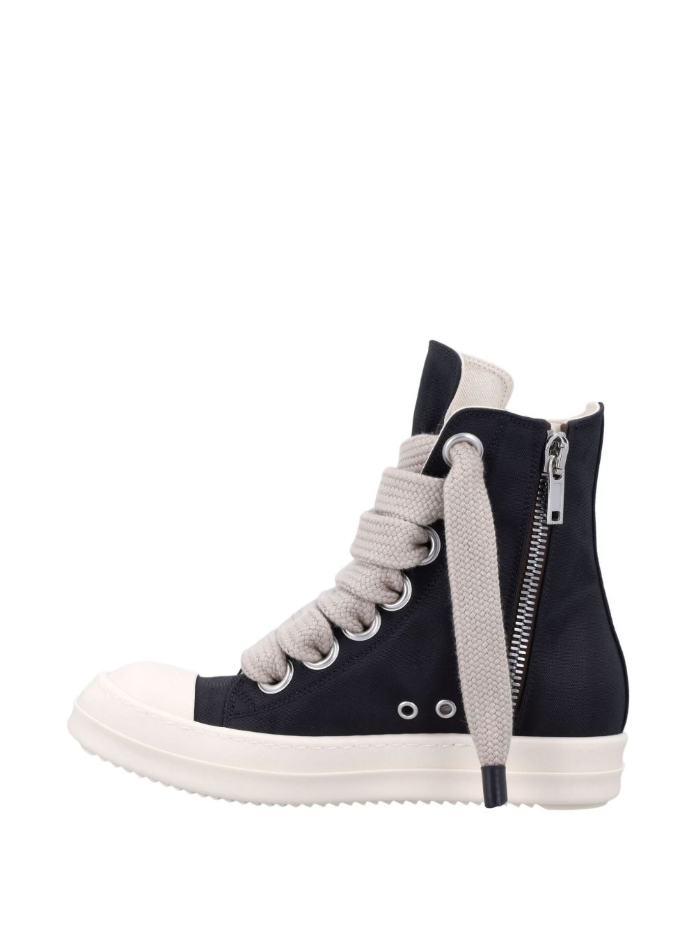 lace-up zip-up sneakers - 4