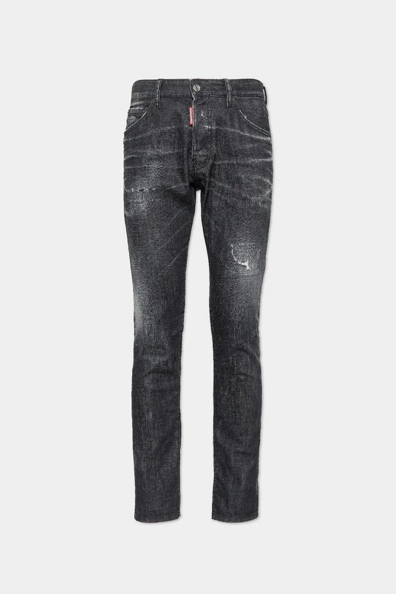 BLACK EASY WASH COOL GUY JEANS - 1