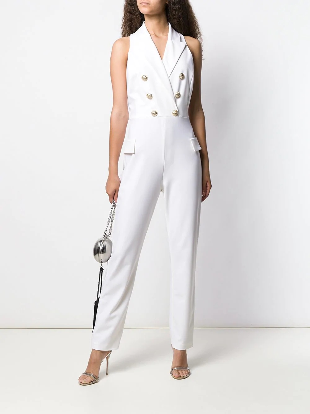 double-breasted jumpsuit - 2