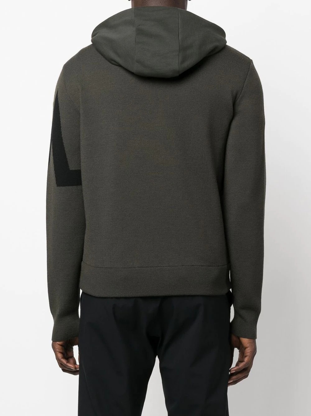 padded-panel hoodie - 4