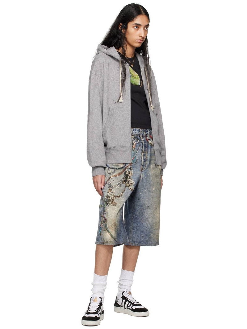 Lanvin White & Black Clay Mesh Sneakers outlook