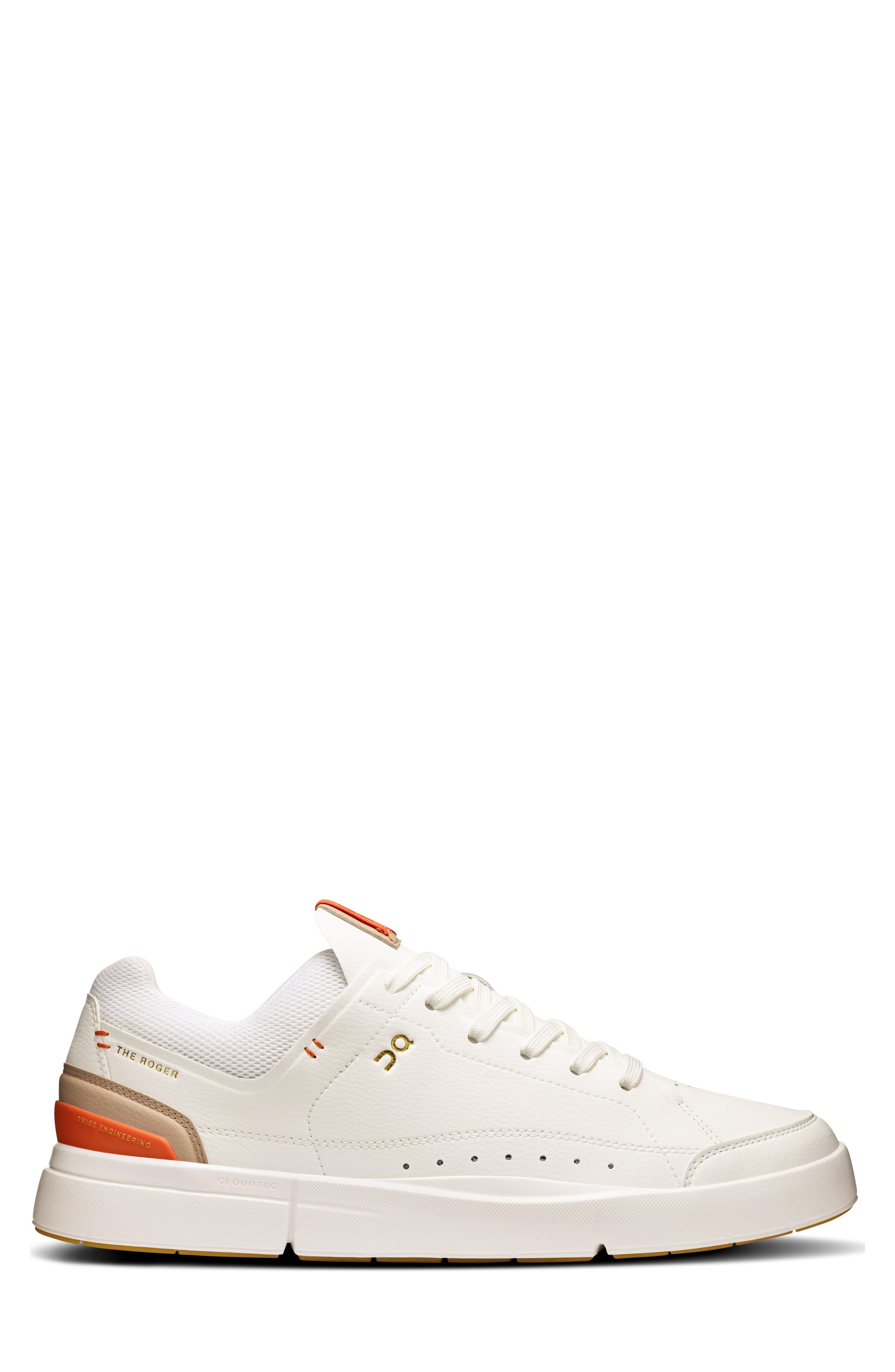 On THE ROGER Centre Court Tennis Sneaker in White/Flame at Nordstrom - 2