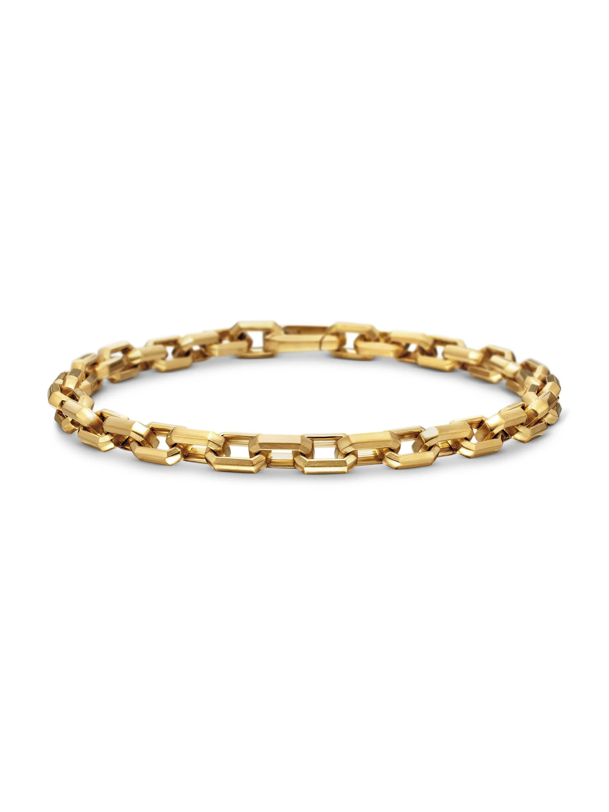 Men's Streamline Heirloom Chain Link Bracelet in 18K Yellow Gold - Gold - 1