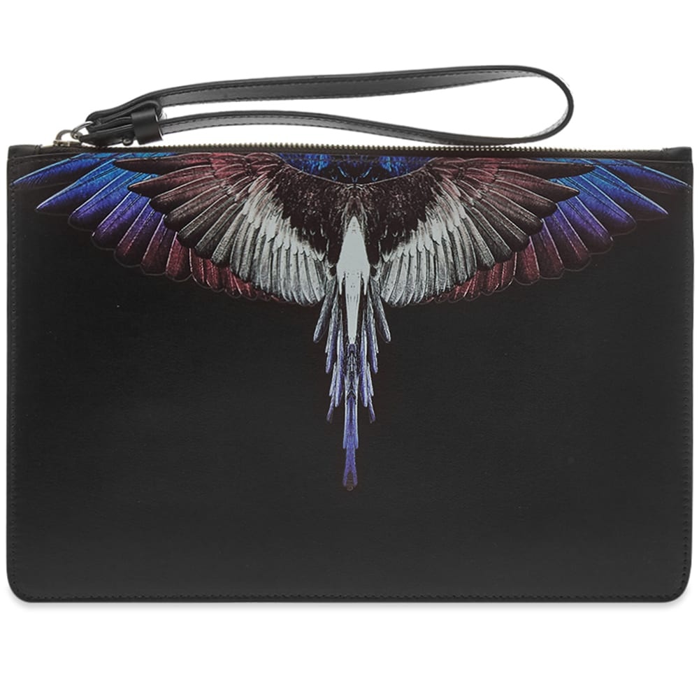 Marcelo Burlon Wings Leather Document Case - 1