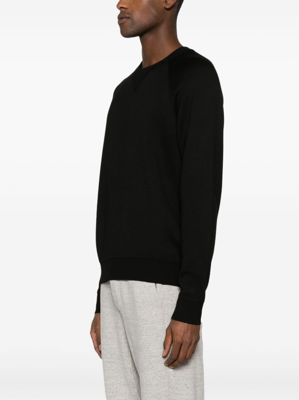 crew-neck long-sleeve jumper - 3