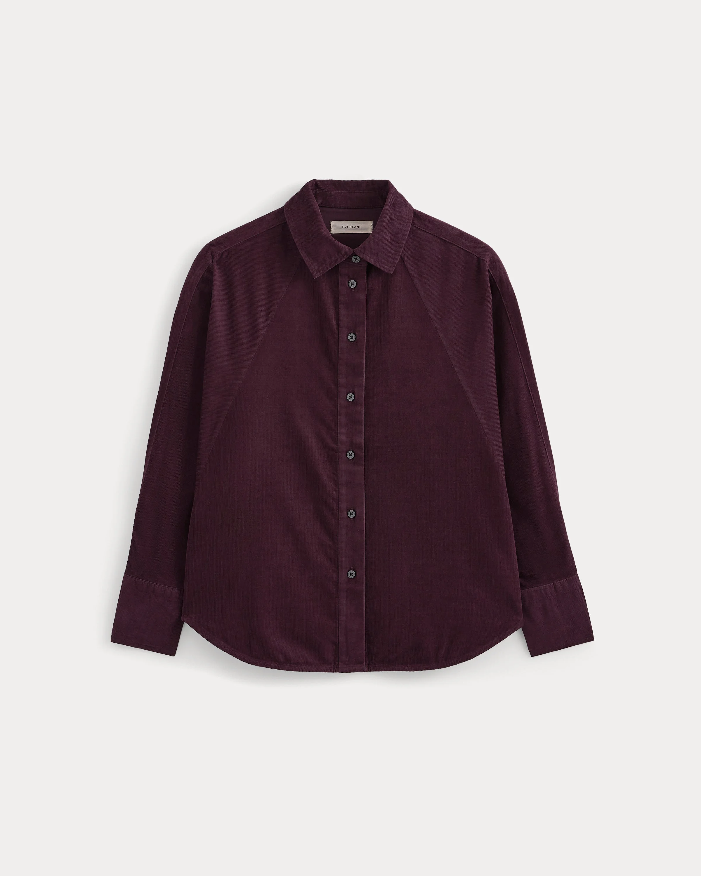 OVERSIZED RAGLAN SHIRT IN PINWALE CORDUROY - EDEN GREEN - 1