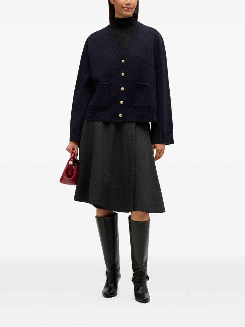 GANNI pocket button-fastening cardigan outlook