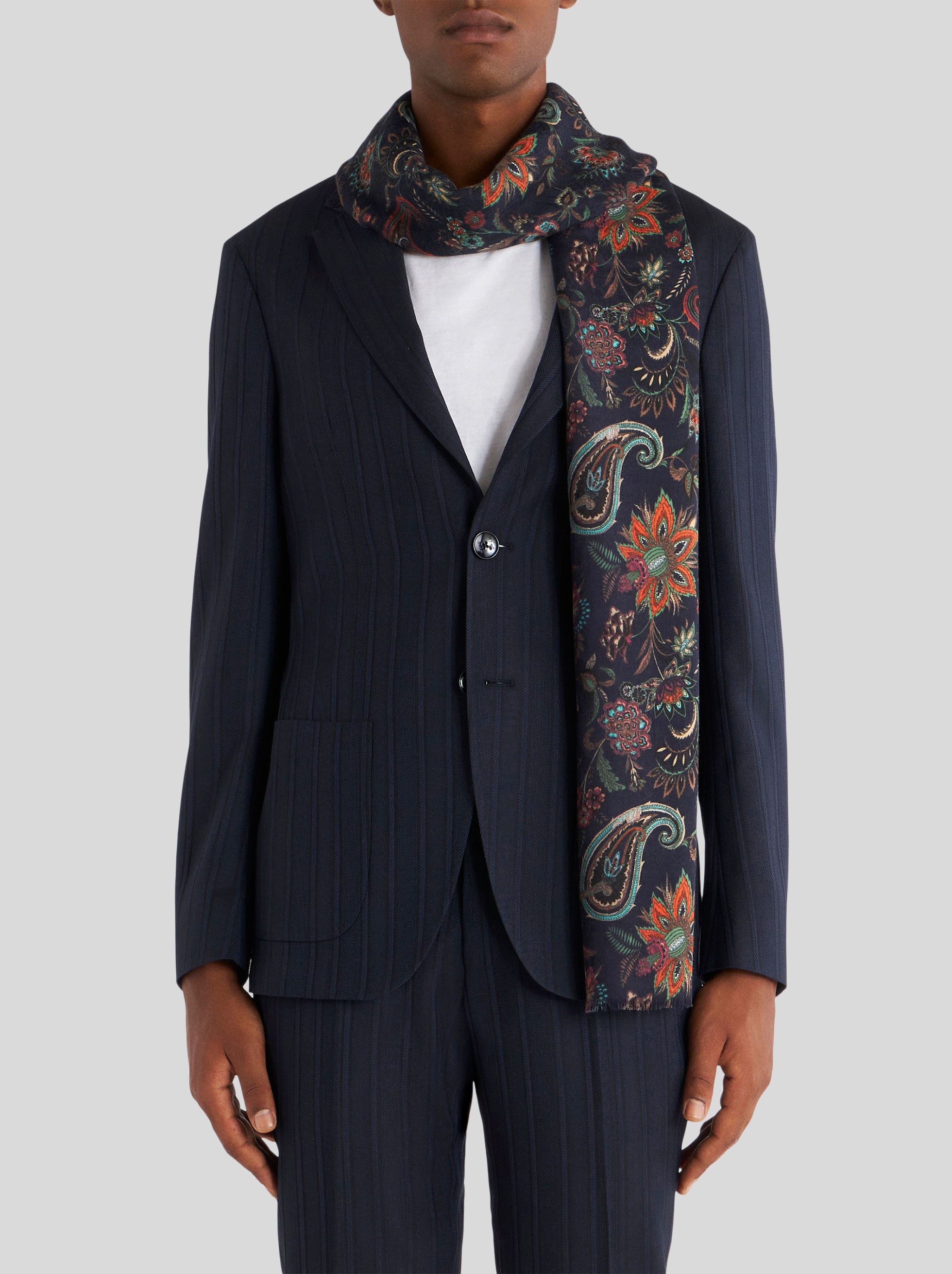 FLORAL PAISLEY SCARF - 2