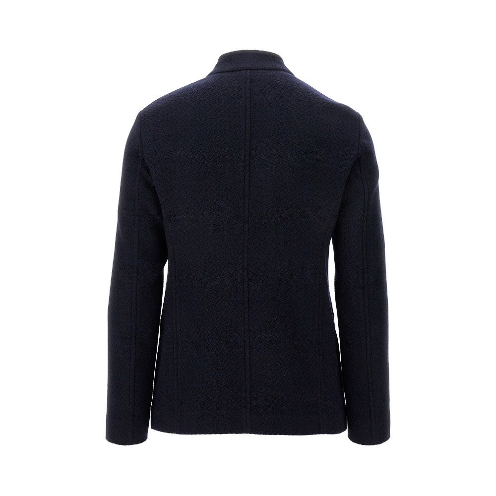 WOOL-BLEND JACKET WITH GURU COLLAR - 3