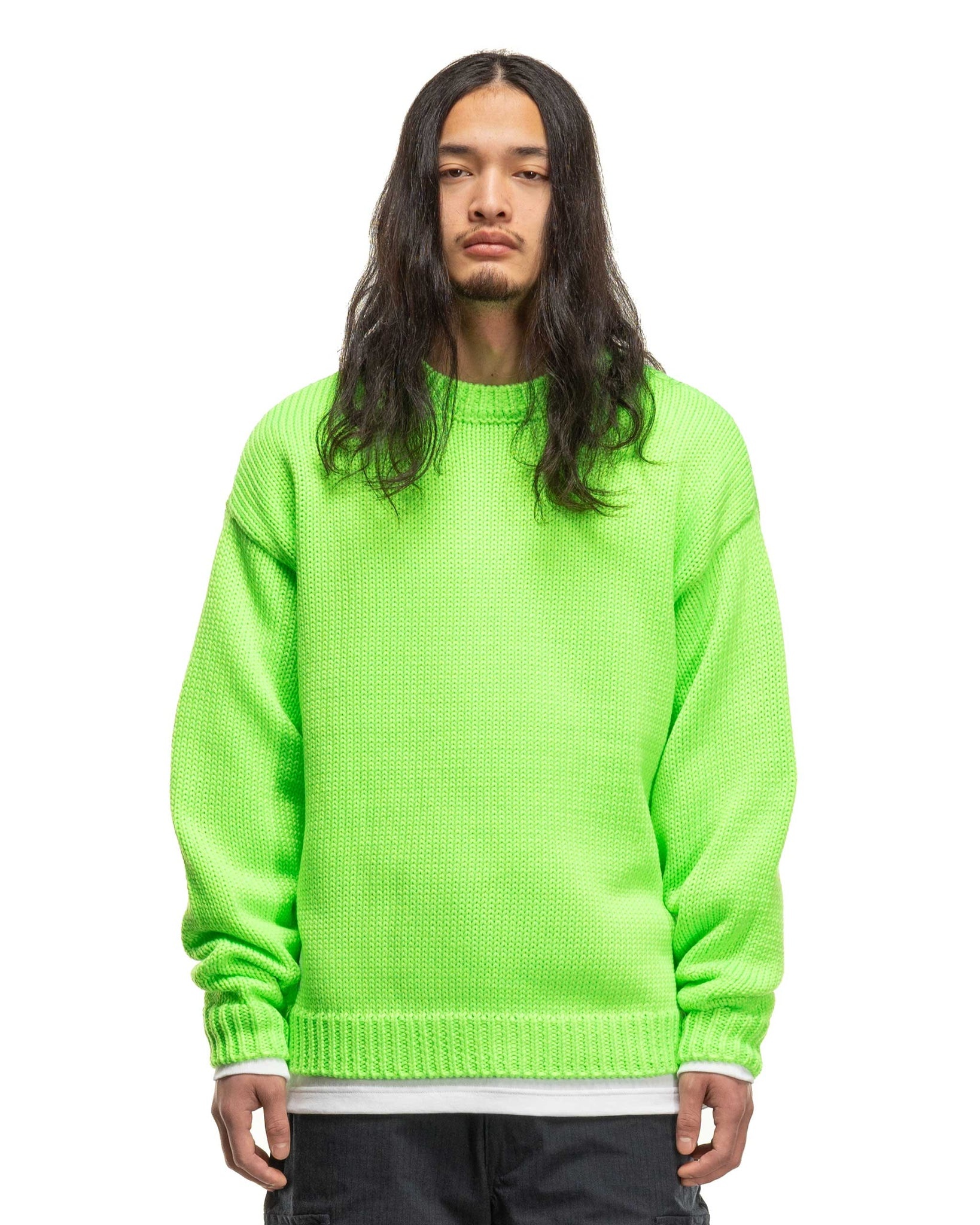 Crew Neck 01 / Sweater / Poly. Green - 4