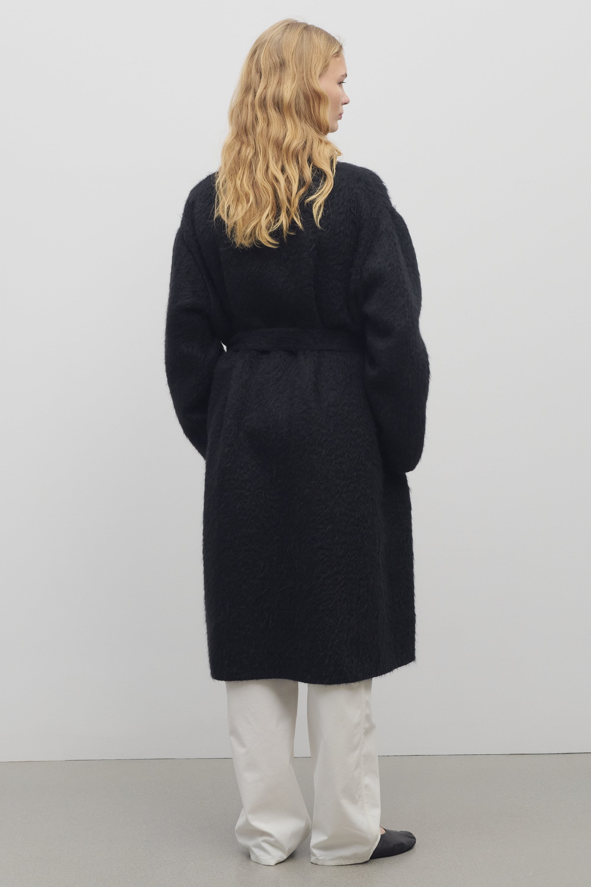 Aneta Coat in Wool and Alpaca - 5