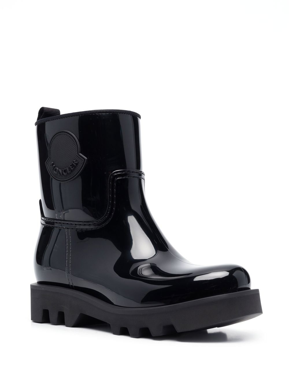 high-shine finish ankle boots - 2