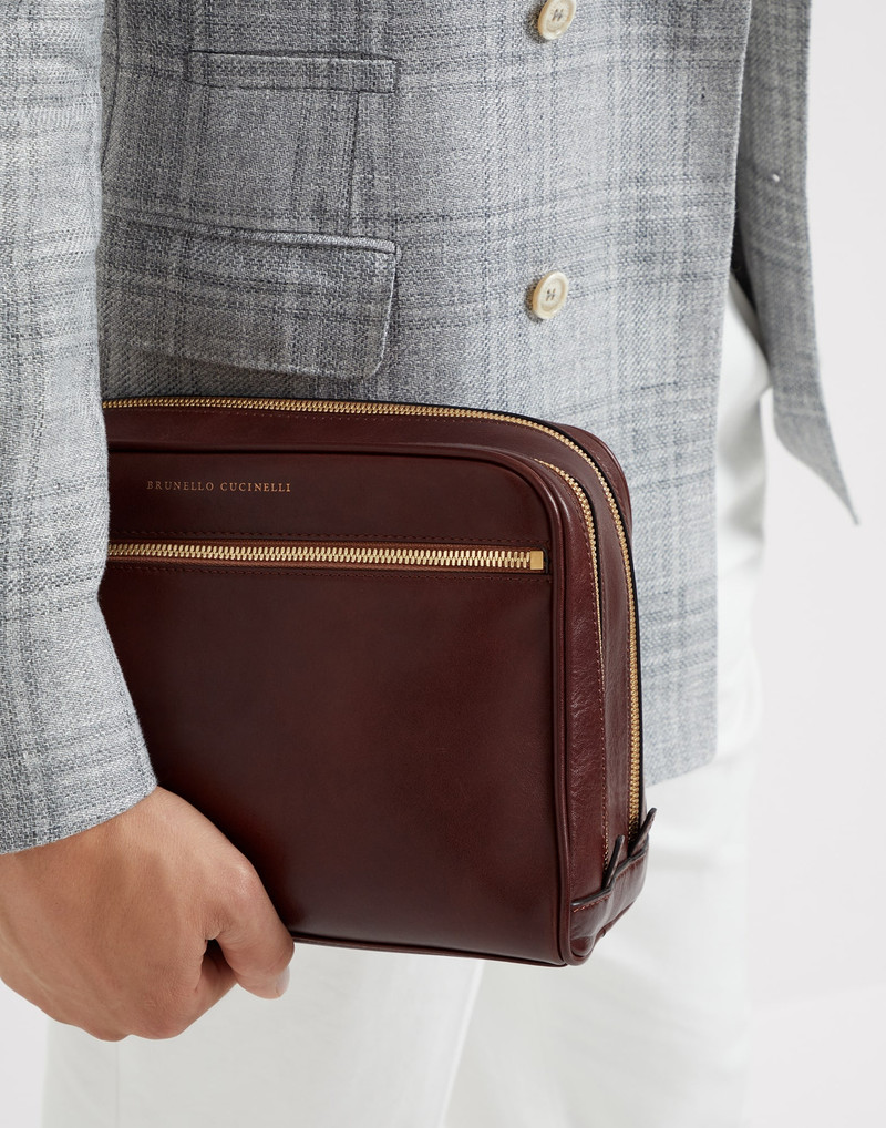 Calfskin beauty case 4