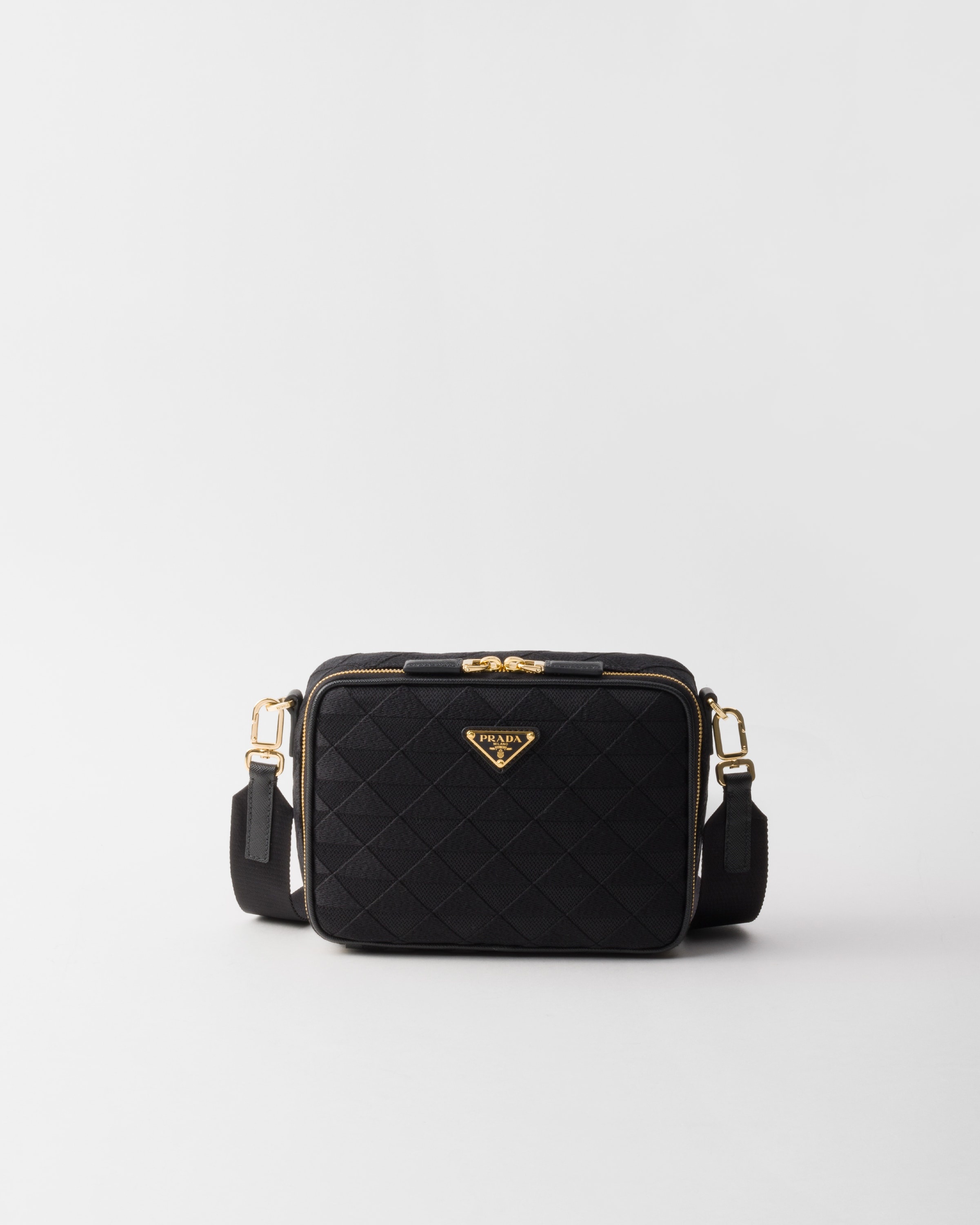 Prada Brique embroidered fabric bag - 1