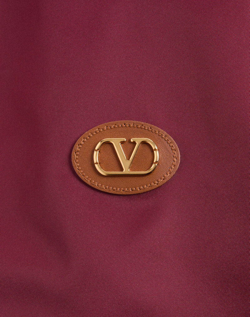 NYLON BLOUSON WITH VLOGO PATCH 7