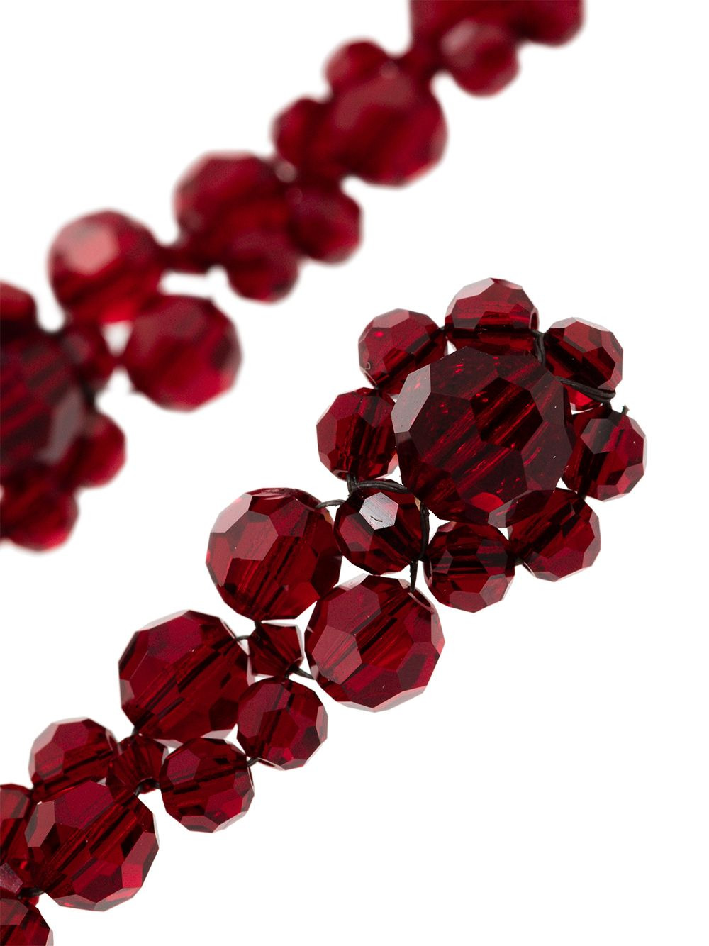 crystal-embellished drop earrings - 3