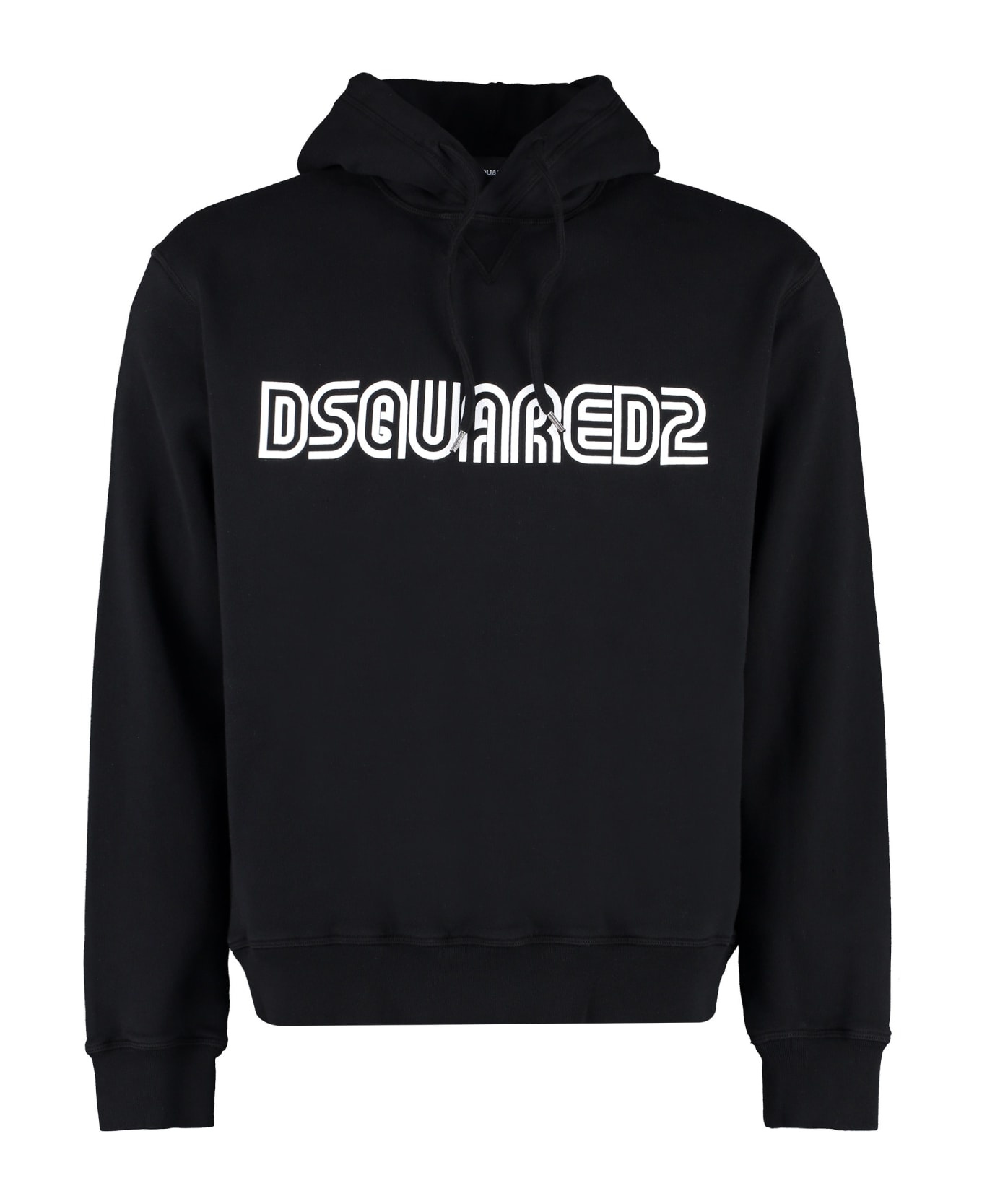 Logo Print Hoodie - 1
