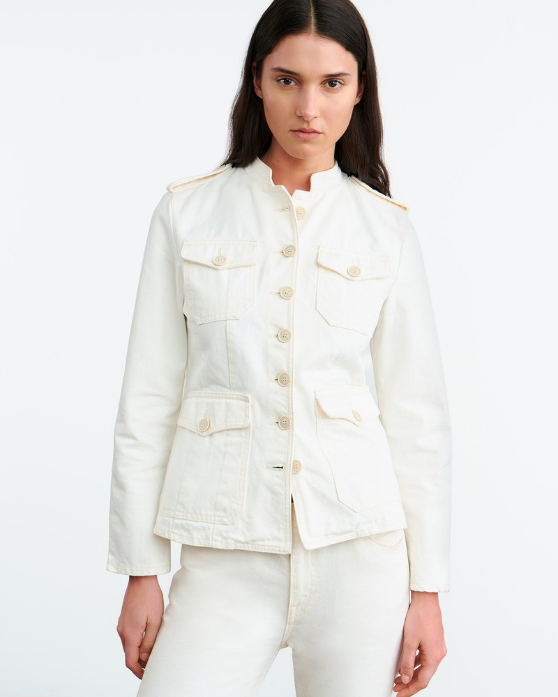 NILI LOTAN GERALDINE DENIM JACKET outlook