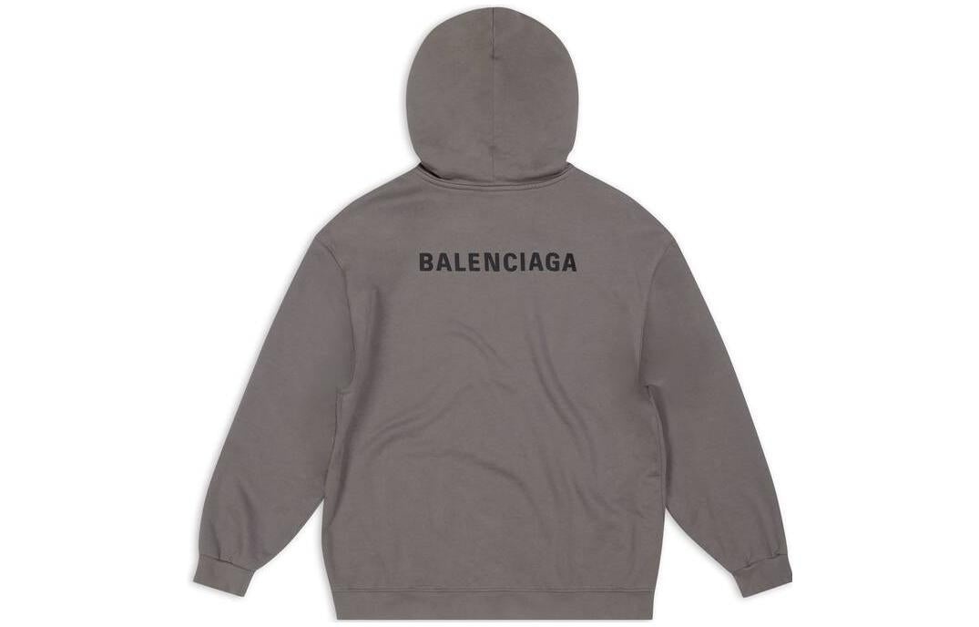 Balenciaga Back Hoodie Medium Fit 'Grey' 600583TNVH11227 - 2