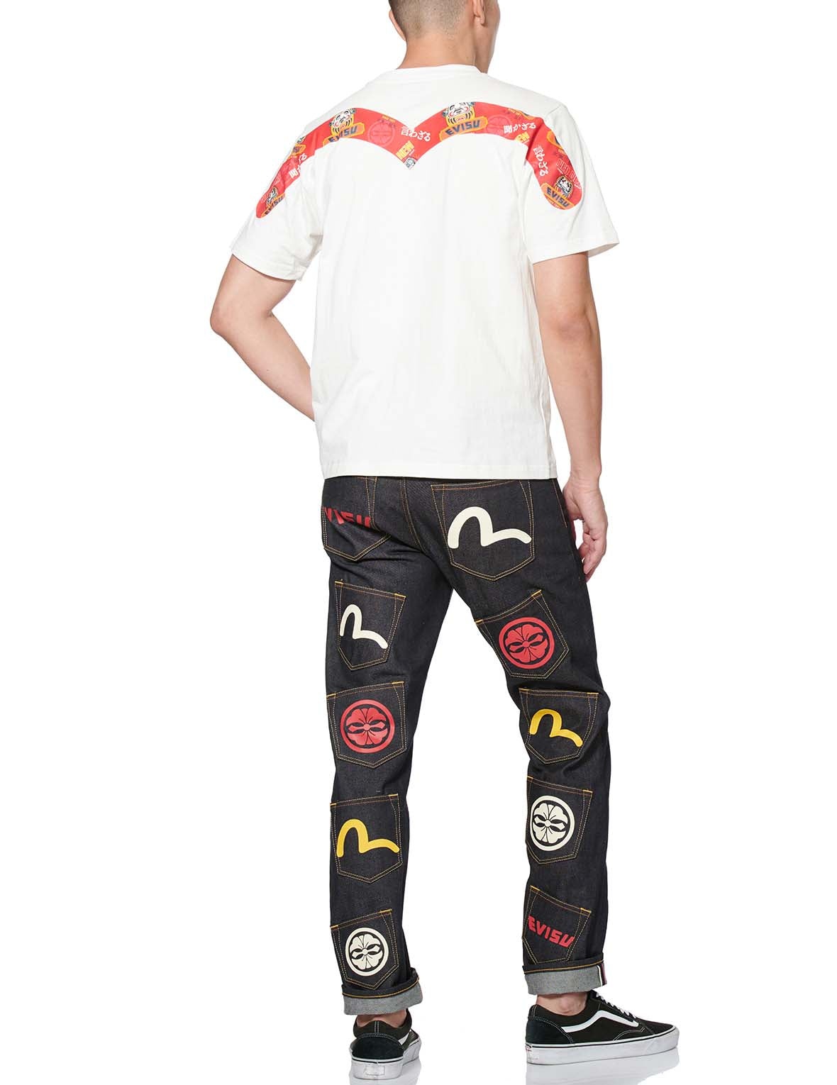 Multi Pocket Slim Straight fit Jeans #2010 - 5