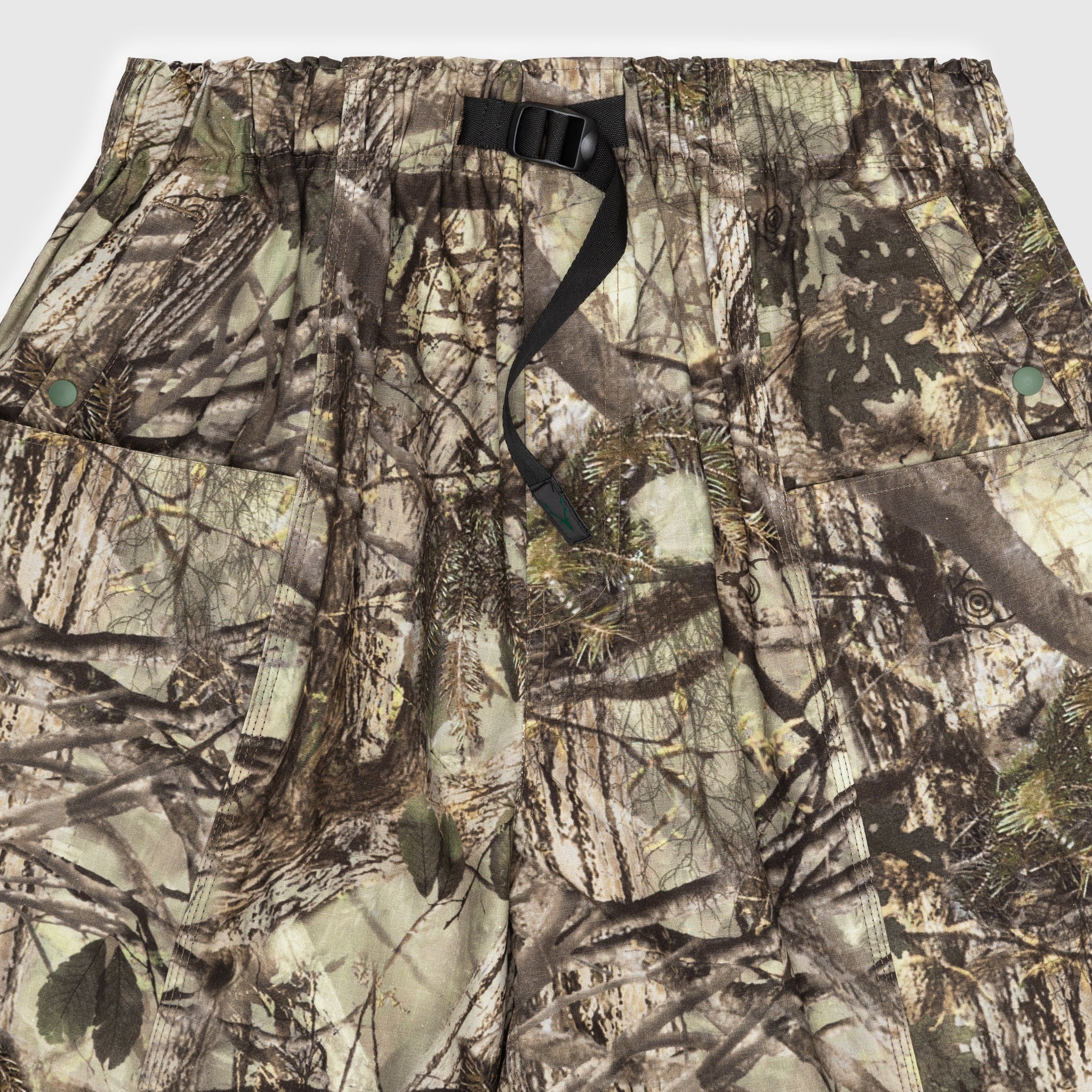 PRINTED COTTON RIPSTOP BELTED C.S SHORT - 2