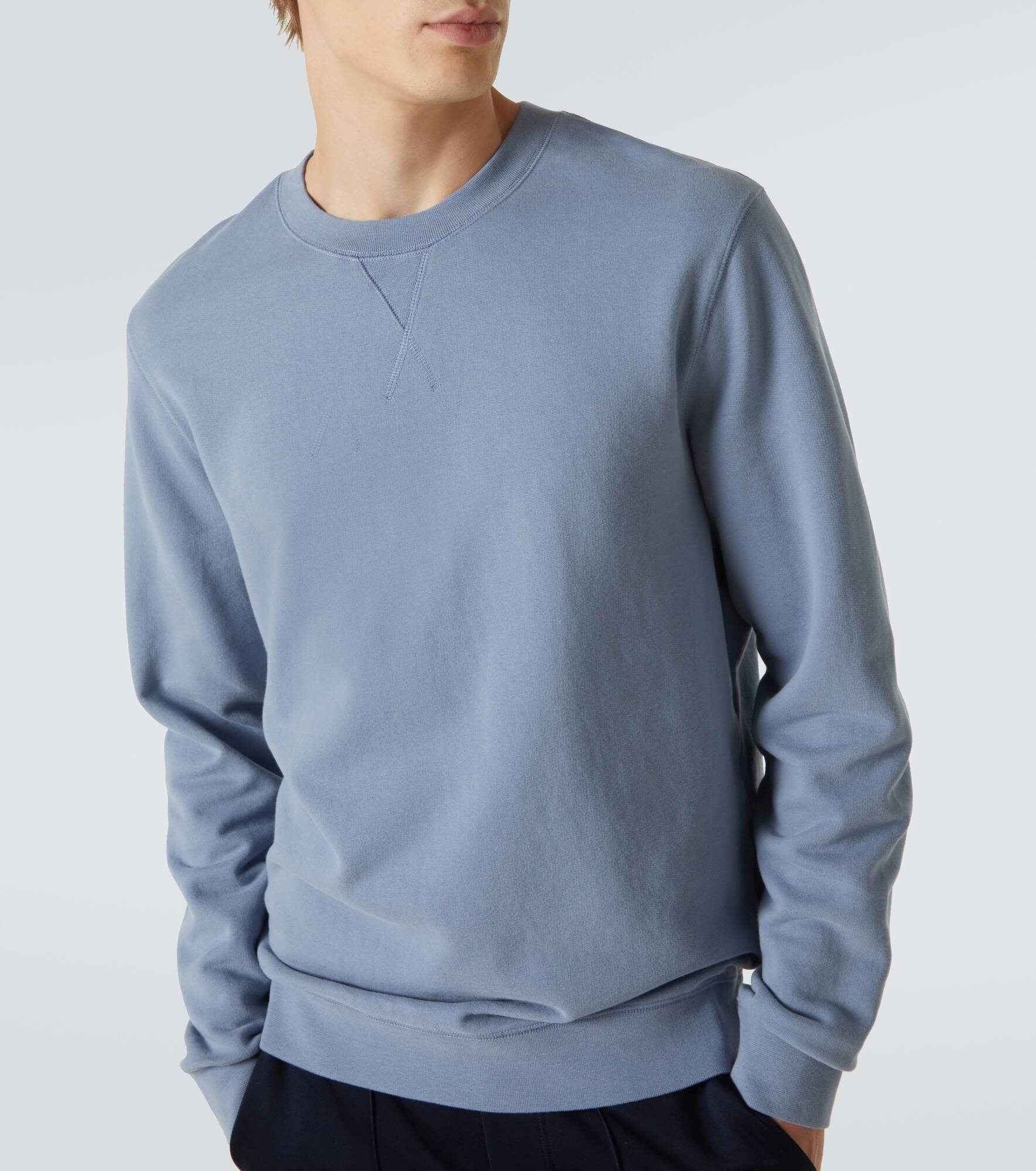 Cotton loopback sweatshirt - 5