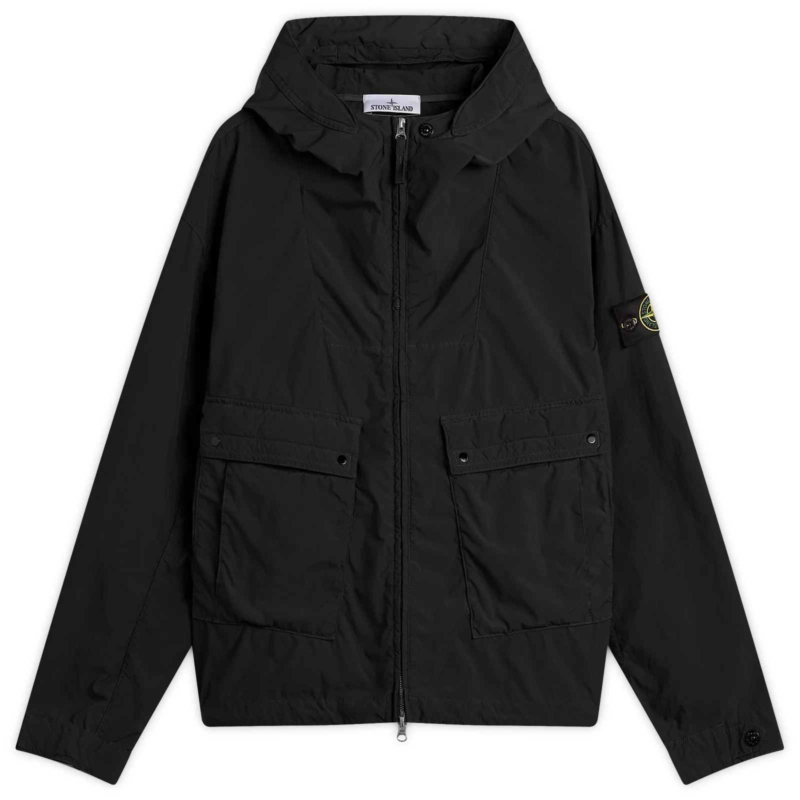 Stone Island Light Compact Touch Poly-TC Hooded Jacket - 1