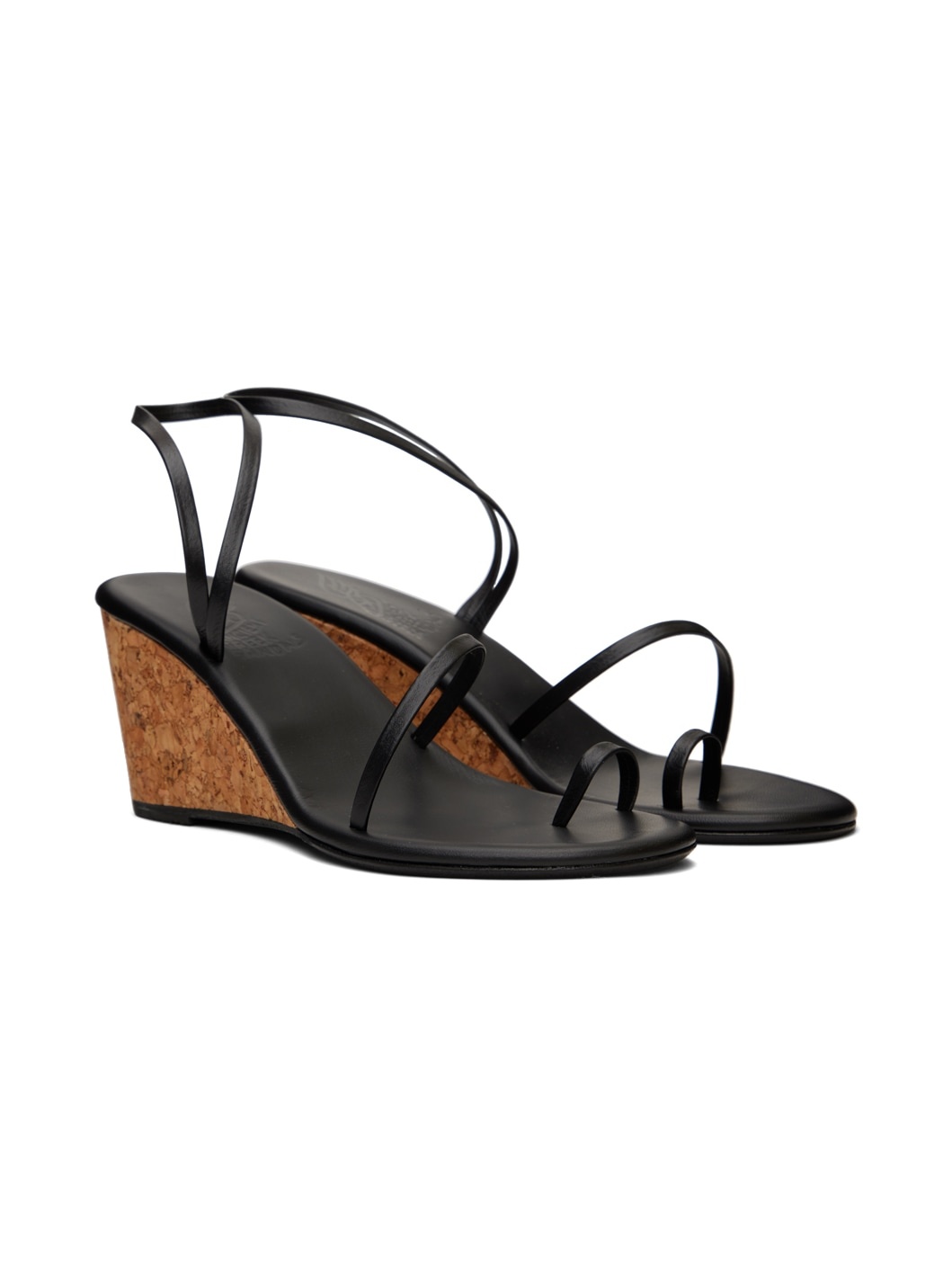 Black Chora Heeled Sandals - 4