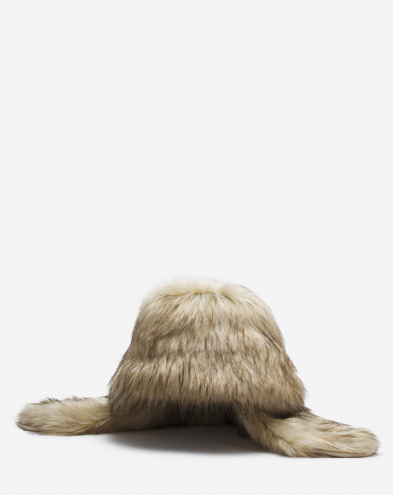 LANVIN X FUTURE FAUX FUR FISHERMAN HAT 3