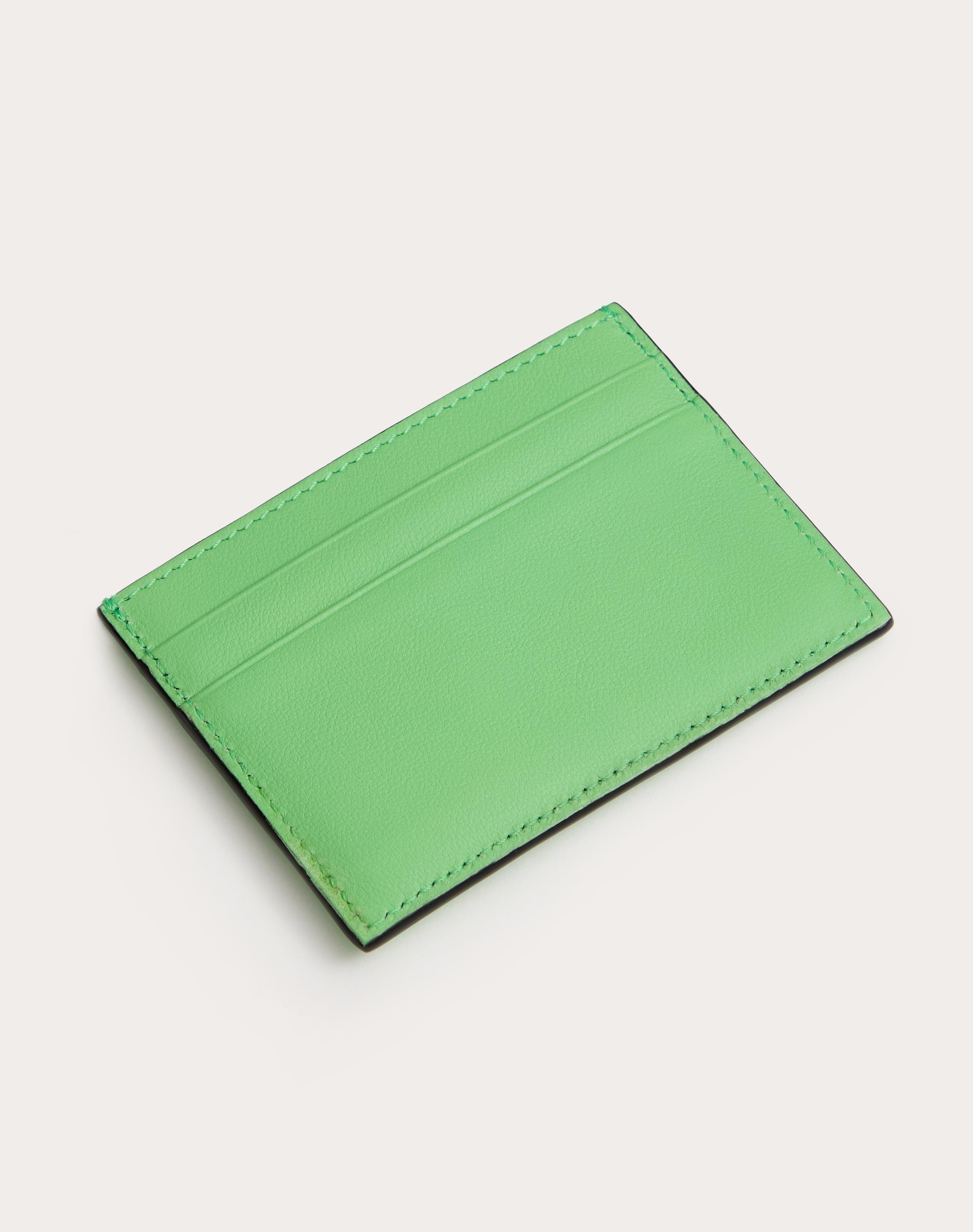 VLOGO SIGNATURE CALFSKIN CARD HOLDER - 3