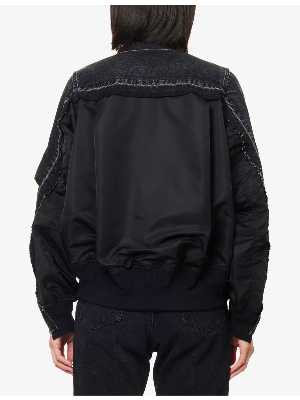 Contrast-Shell Regular-Fit Denim Jacket - 4