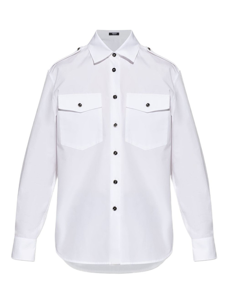 flap-pocket buttoned shirt 1