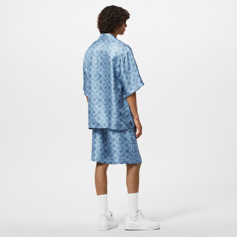 Monogram  Silk Short-Sleeved Shirt 3