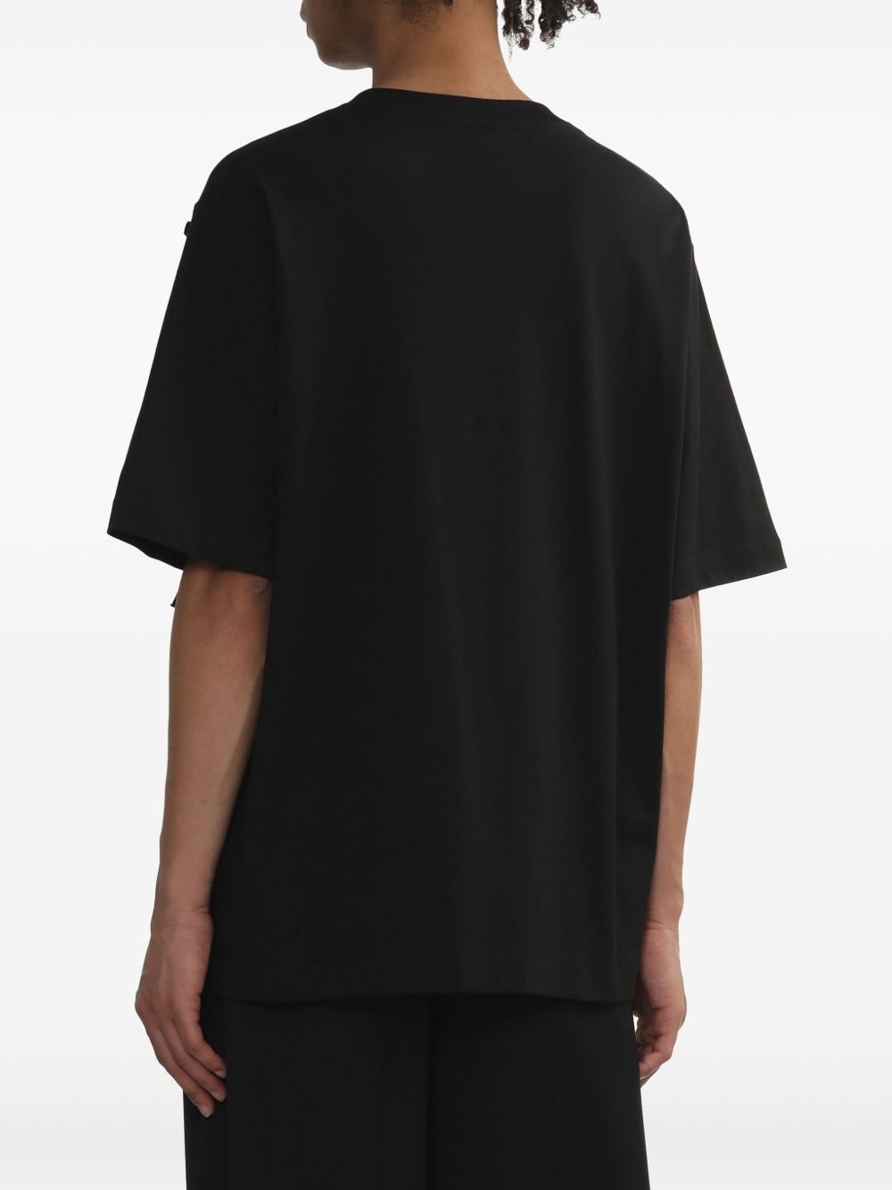 ruffle-detailing T-shirt - 4
