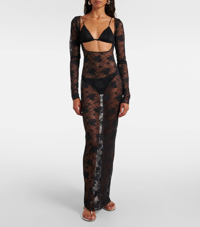 Oséree Lace maxi dress outlook