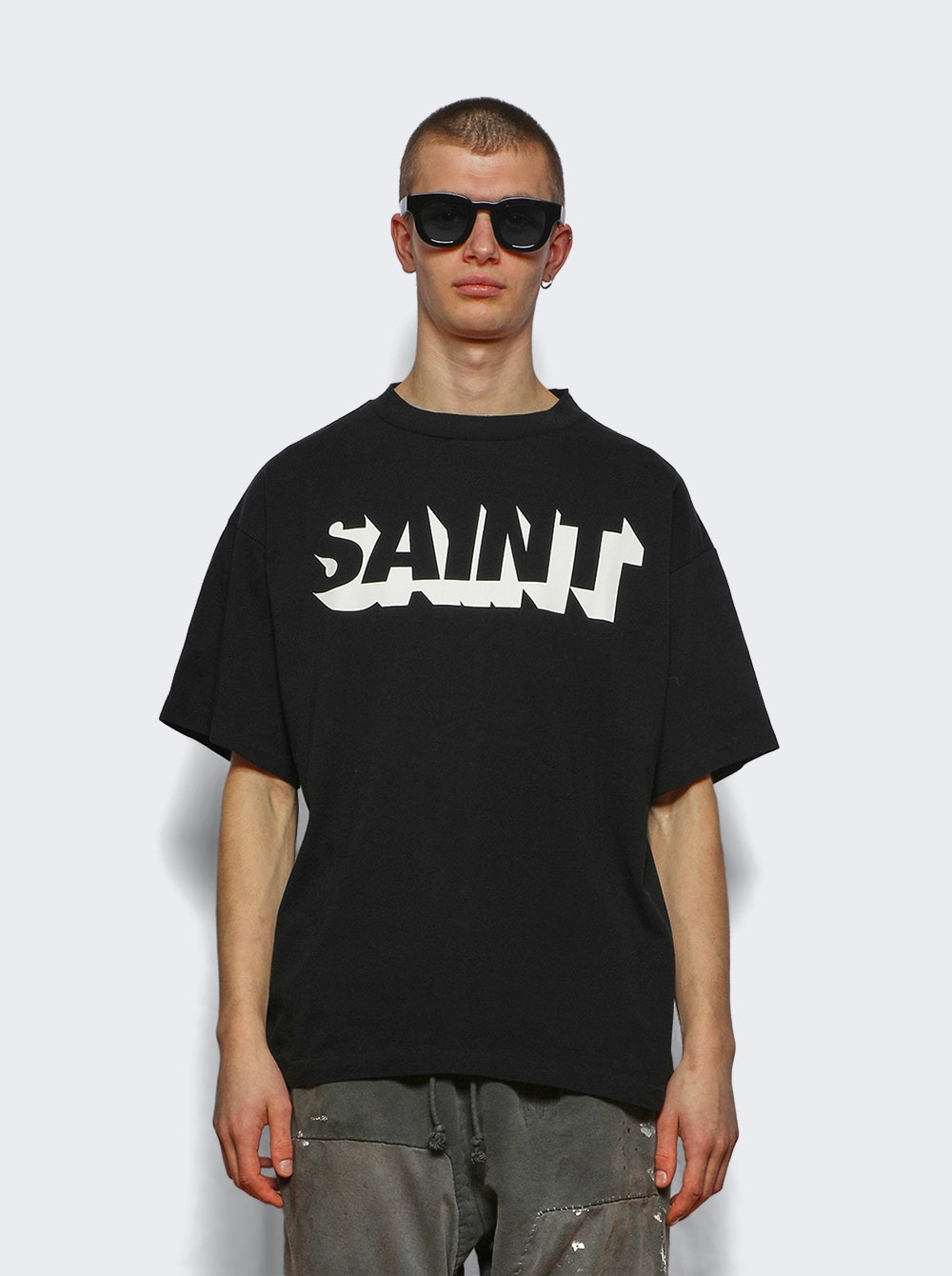 Saint Short Sleeve Tee Black - 3