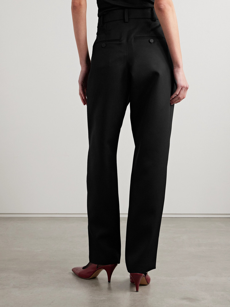 Casile Pleated Wool-twill Tapered Pants 3