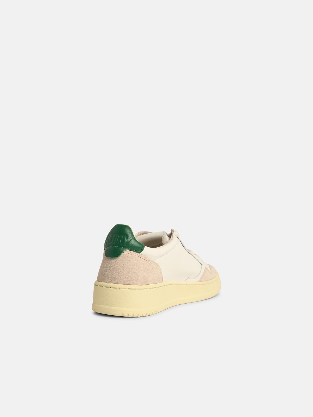 WHITE LEATHER SNEAKERS - 3