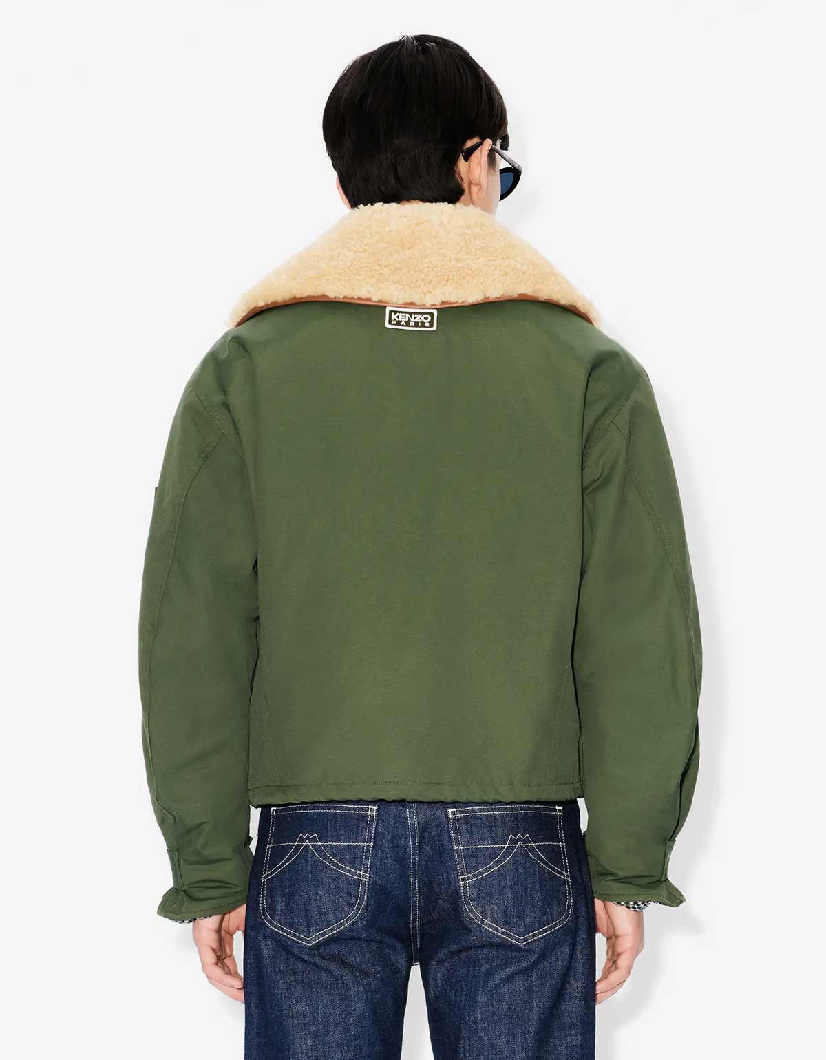Kenzo Green Army Flight Jacket - 2