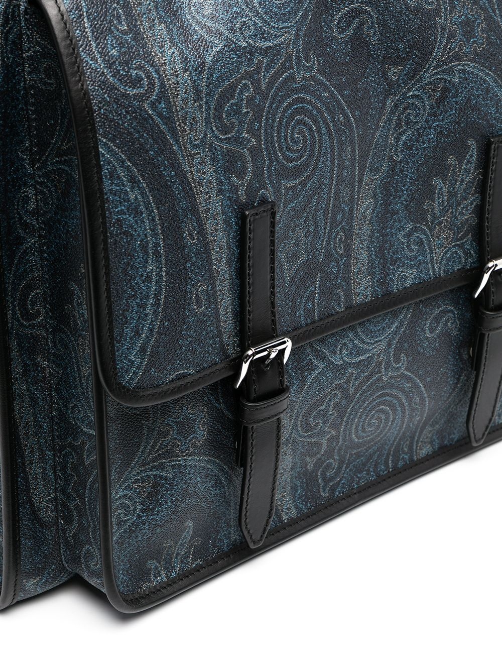 paisley-print laptop bag - 4